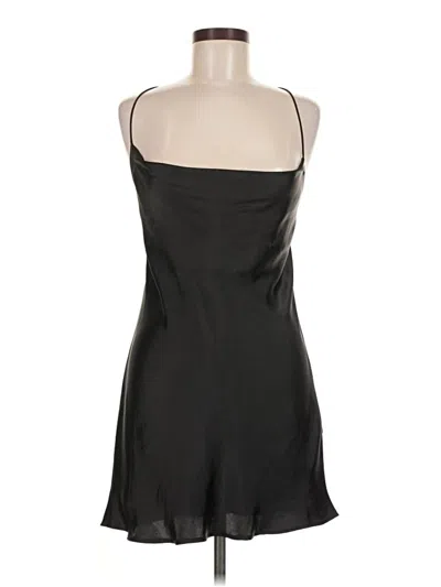 Pre-owned Zara Cocktail Dress In Black