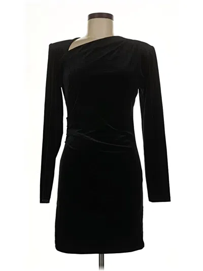 Pre-owned Zara Cocktail Dress In Black