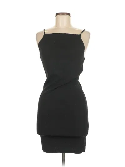 Pre-owned Zara Cocktail Dress In Black