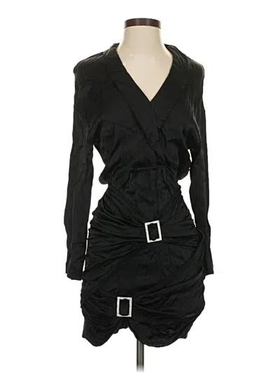 Pre-owned Zara Cocktail Dress In Black