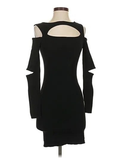 Pre-owned Zara Cocktail Dress In Black