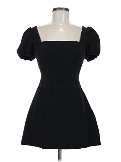 Pre-owned Zara Cocktail Dress In Black
