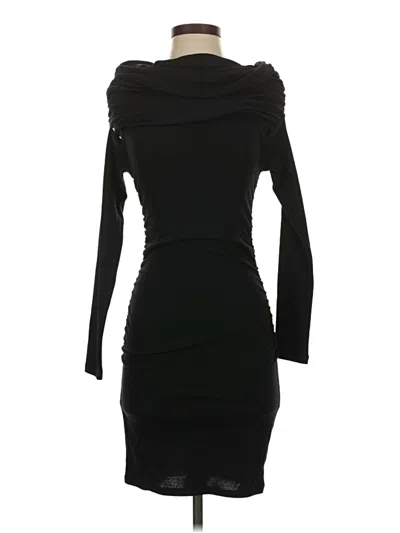 Pre-owned Zara Cocktail Dress In Black