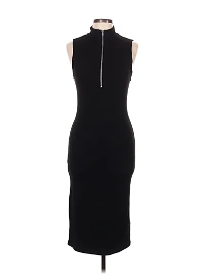 Pre-owned Zara Cocktail Dress In Black