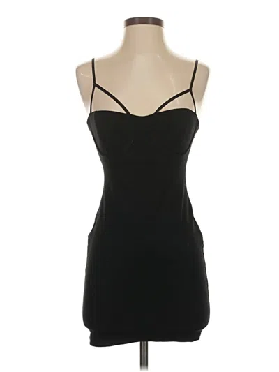 Pre-owned Zara Cocktail Dress In Black