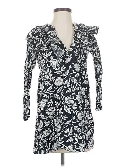 Pre-owned Zara Cocktail Dress In Black