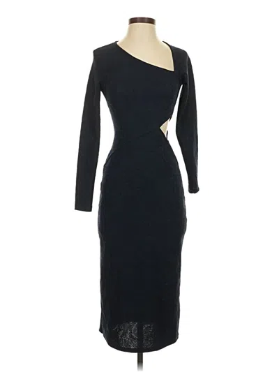 Pre-owned Zara Cocktail Dress In Black