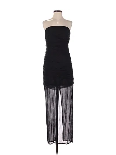 Pre-owned Zara Cocktail Dress In Black