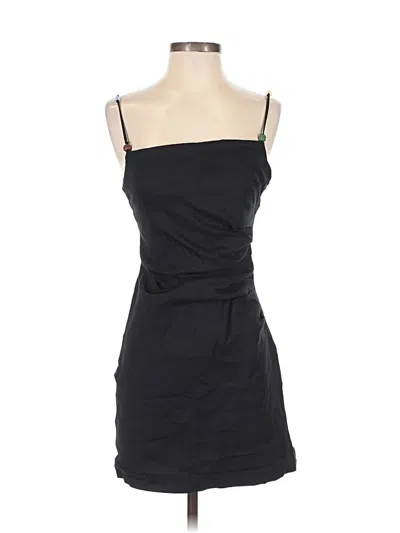 Pre-owned Zara Cocktail Dress In Black