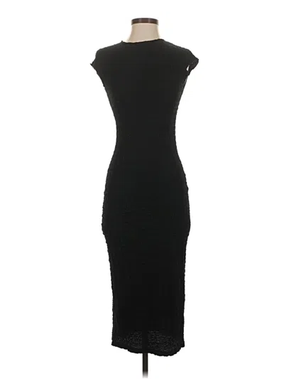 Pre-owned Zara Cocktail Dress In Black