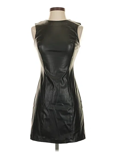 Pre-owned Zara Cocktail Dress In Black