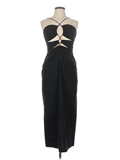 Pre-owned Zara Cocktail Dress In Black