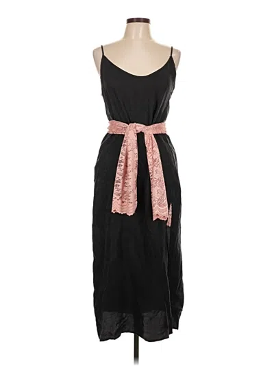 Pre-owned Zara Cocktail Dress In Black