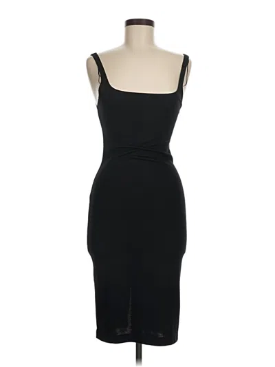 Pre-owned Zara Cocktail Dress In Black