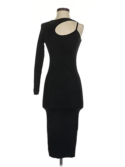 Pre-owned Zara Cocktail Dress In Black