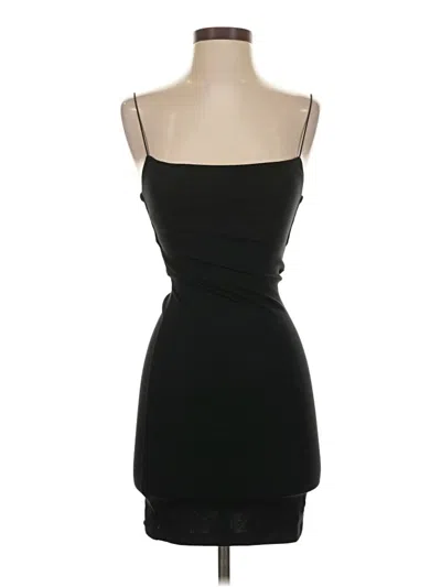 Pre-owned Zara Cocktail Dress In Black
