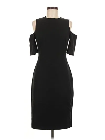 Pre-owned Zara Cocktail Dress In Black