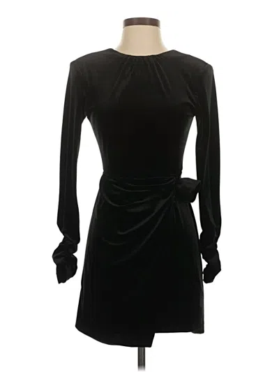 Pre-owned Zara Cocktail Dress In Black