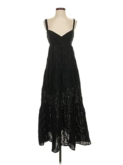 Pre-owned Zara Cocktail Dress In Black