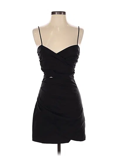 Pre-owned Zara Cocktail Dress In Black