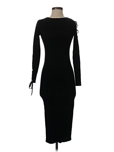 Pre-owned Zara Cocktail Dress In Black