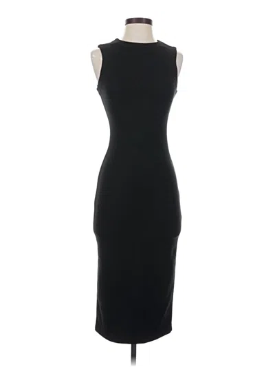 Pre-owned Zara Cocktail Dress In Black
