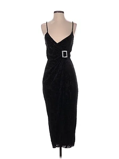 Pre-owned Zara Cocktail Dress In Black