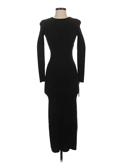 Pre-owned Zara Cocktail Dress In Black
