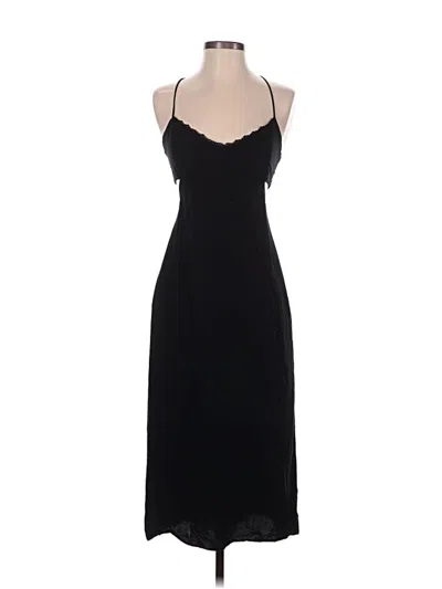Pre-owned Zara Cocktail Dress In Black