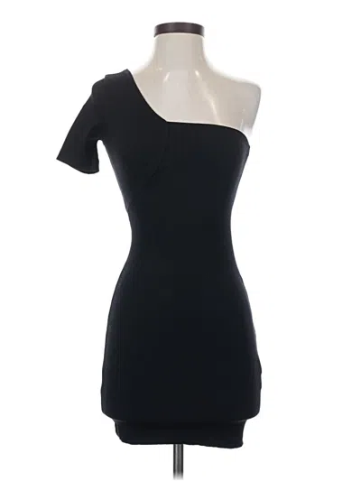 Pre-owned Zara Cocktail Dress In Black