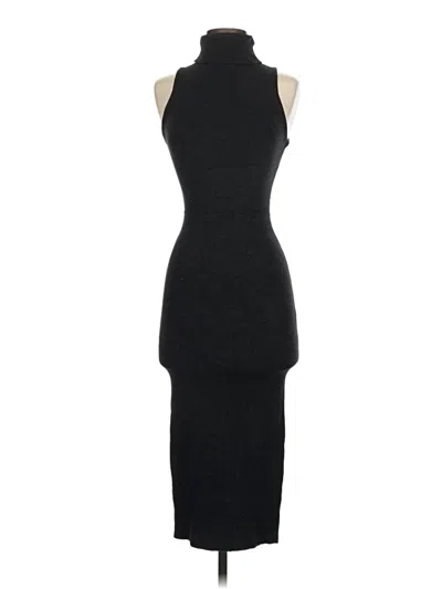 Pre-owned Zara Cocktail Dress In Black