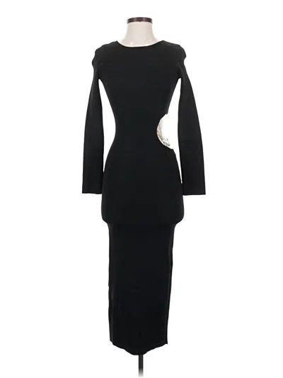 Pre-owned Zara Cocktail Dress In Black