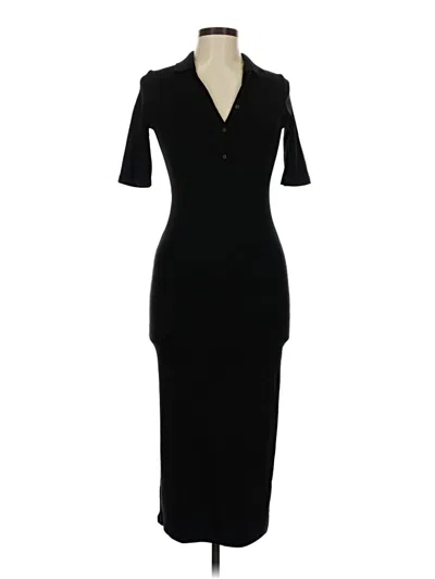 Pre-owned Zara Cocktail Dress In Black