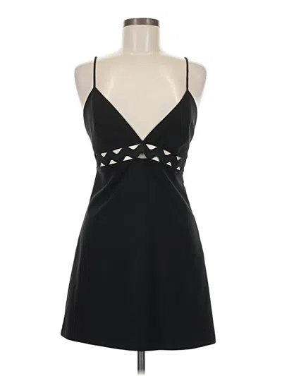 Pre-owned Zara Cocktail Dress In Black