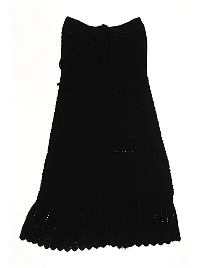Pre-owned Zara Cocktail Dress In Black