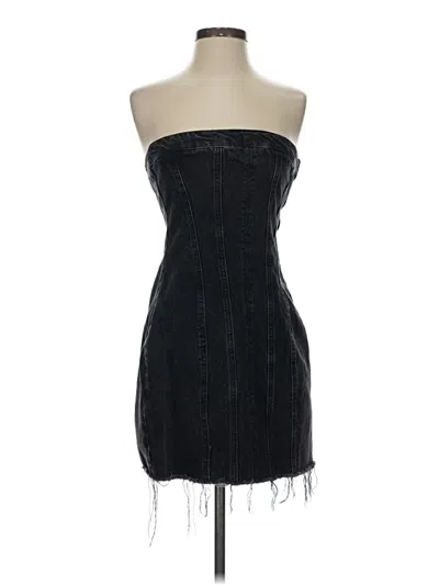 Pre-owned Zara Cocktail Dress In Black