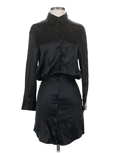 Pre-owned Zara Cocktail Dress In Black