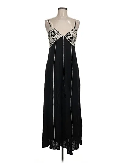 Pre-owned Zara Cocktail Dress In Black