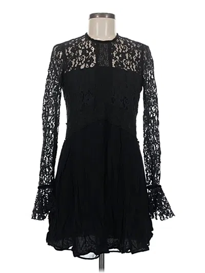 Pre-owned Zara Cocktail Dress In Black