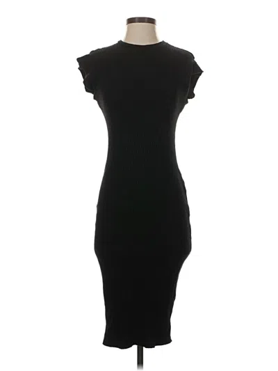Pre-owned Zara Cocktail Dress In Black