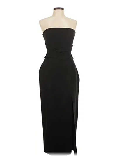 Pre-owned Zara Cocktail Dress In Black