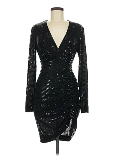 Pre-owned Zara Cocktail Dress In Black