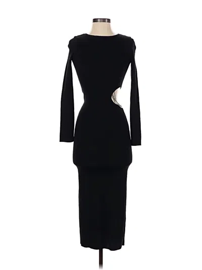 Pre-owned Zara Cocktail Dress In Black