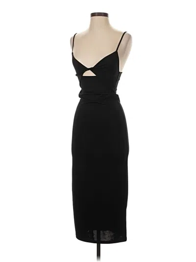 Pre-owned Zara Cocktail Dress In Black