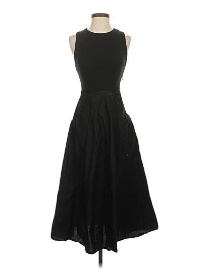 Pre-owned Zara Cocktail Dress In Black