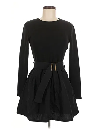 Pre-owned Zara Cocktail Dress In Black