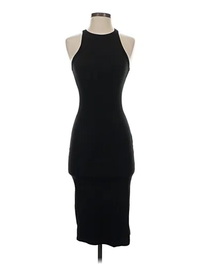 Pre-owned Zara Cocktail Dress In Black