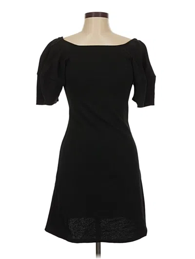 Pre-owned Zara Cocktail Dress In Black