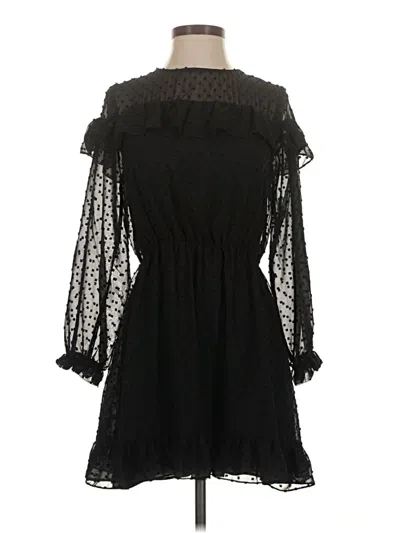 Pre-owned Zara Cocktail Dress In Black