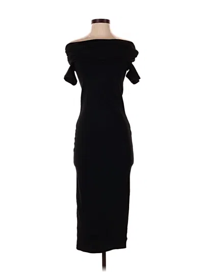 Pre-owned Zara Cocktail Dress In Black